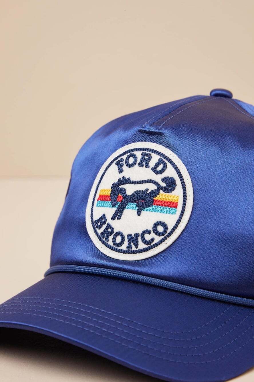 American Needle Ford Bronco Blue OSFM Baseball Cap Hat - NWT Unisex Adjustable